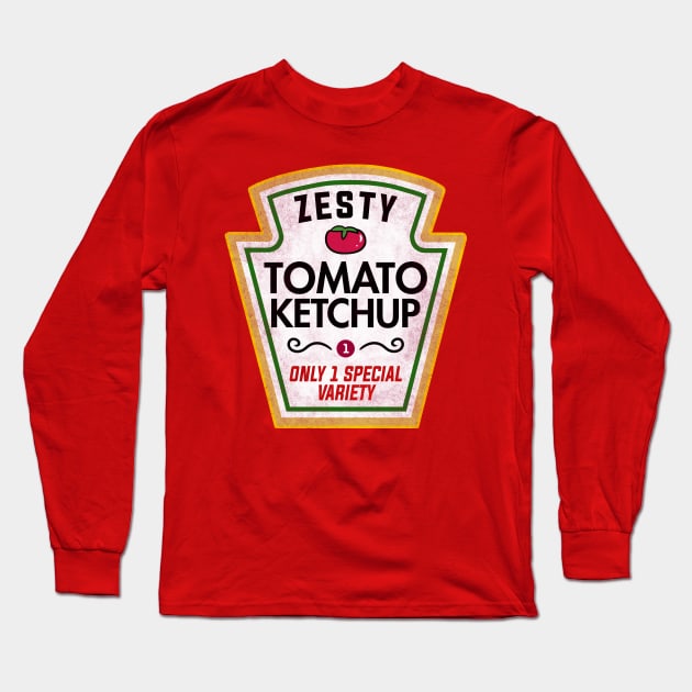 Halloween Couple Ketchup Costume Long Sleeve T-Shirt by Boots